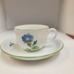 Vtg Augarten Cup and Saucer
